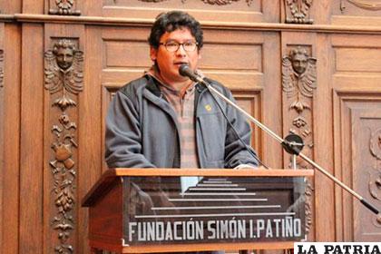 El periodista Alex Aillón