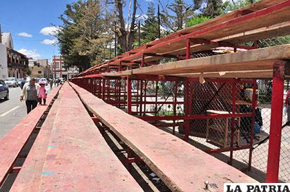 Graderías fueron inspeccionadas