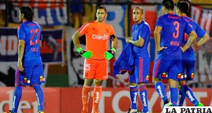 La molestia de los jugadores de la U de Chile por la derrota /biobiochile.cl