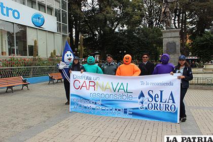 SeLa pide a la población no derrochar agua en estos días de carnaval