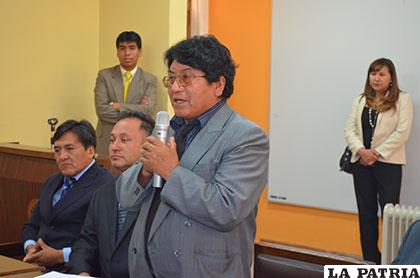 Presidente del TDJ de Oruro, Bernardo Bernal