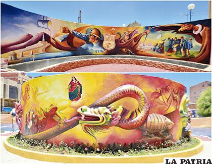 Hermoso mural con nueva imagen