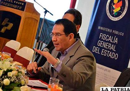Ramiro Guerrero, fiscal general del Estado /lostiempos.com