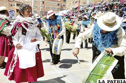 Alegre participación de la comunidad de Culluri