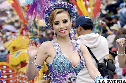 Belleza de las figuras de la Morenada Central Oruro