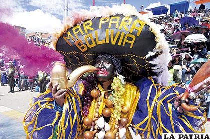 La demanda marítima se hace presente en el Carnaval de Oruro