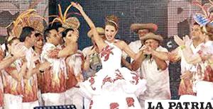 La reina del Carnaval 2016, Valeria Saucedo
