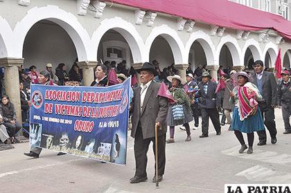 La Asociación de Víctimas de la Injusticia también participó