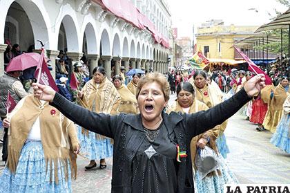 Las comerciantes fueron las más animadas