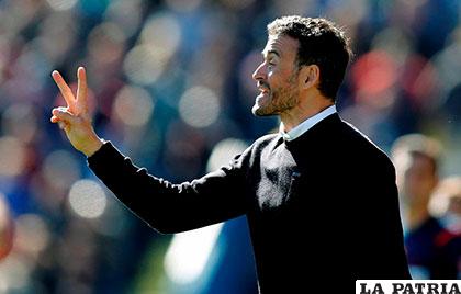 Luis Enrique, entrenador del Barcelona