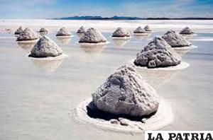 La mayor reserva mundial de litio, está en los salares bolivianos de Uyuni y Coipasa