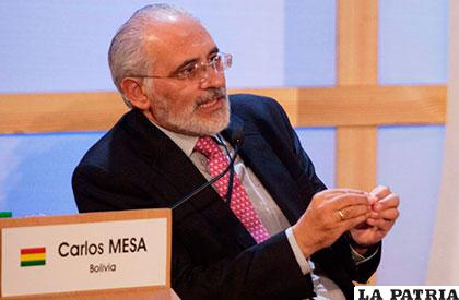 Carlos Mesa, vocero internacional de la causa marítima /t13.cl