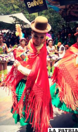 Participantes en el Carnaval de Oruro