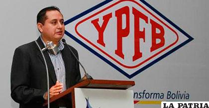 El presidente de YPFB, Guillermo Achá