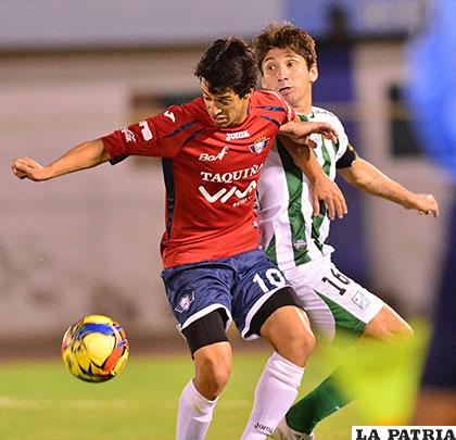 Fue empate a cero en la última ocasión que jugaron en Cochabamba el 27/08/2015, Thomaz Santos y Ronald Raldes en la acción