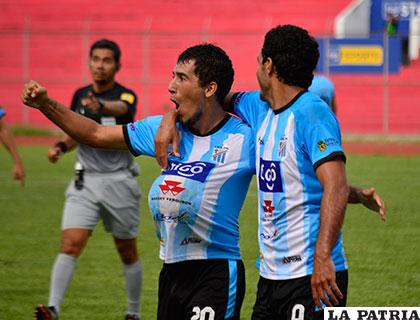Maximiliano Andrada fue autor de dos goles para Ciclón