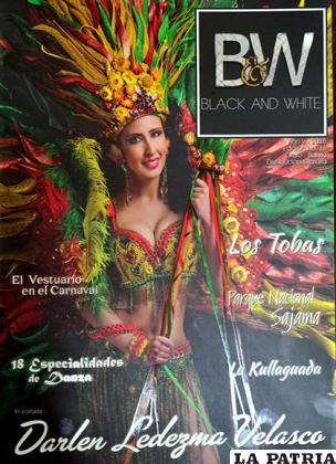 Darlen Ledezma Velasco en la portada del NÂº 16 de Black and White