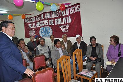 Reunión de rentistas y jubilados