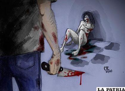 El hecho de sangre dejó a la mujer en el hospital