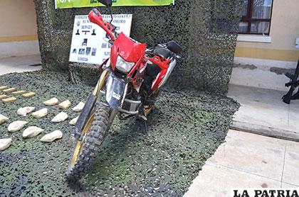 La moto fue secuestrada como prueba por la Felcn