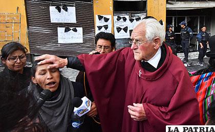 El Padre Obermaier llegó hasta la Alcaldía de El Alto
