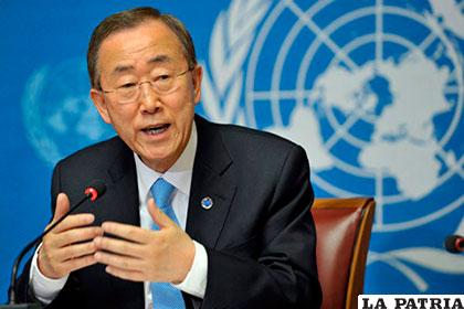 El secretario general de la ONU, Ban Ki-moon /elnacional.com.do