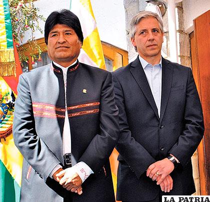 Evo Morales y Álvaro García llevan 10 años en el poder /La-razon.com