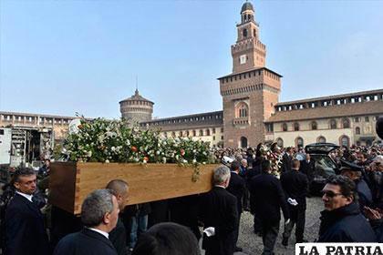 Italia dio este martes el último adiós a Umberto Eco