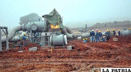 El gasoducto Juana Azurduy de Padilla por el que Bolivia exporta gas natural a Argentina /lostiempos.com
