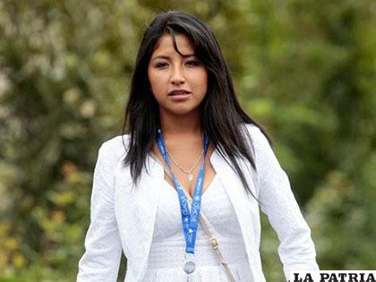 Evaliz Morales, hija del Presidente /la-razon.com