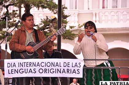Poemas en quechua y aymara marcaron la jornada cultural