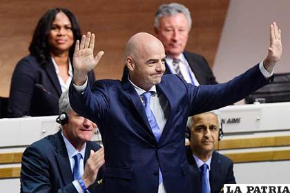 Infantino da las gracias por su elección en la FIFA /AS.COM