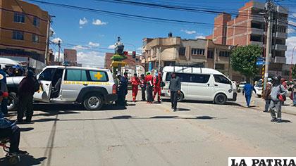 La esquina de la Tacna y avenida del Ejército fue el escenario del incidente