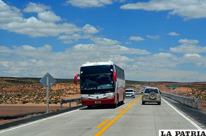 Carretera Oruro-Pisiga puede ser transitada en su totalidad
