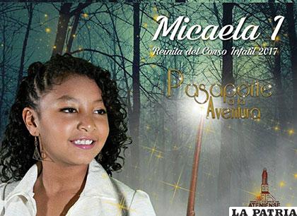 Micaela I es reinita del Corso Infantil 2017