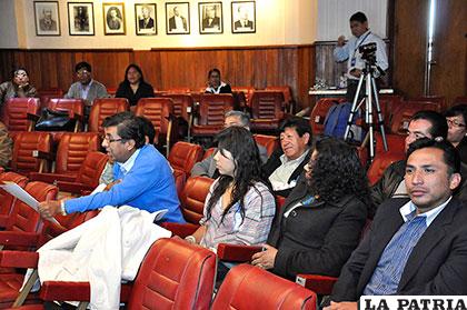 Talleres que se realizaron en Oruro sobre la Conciliación