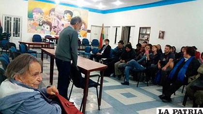 Sala de reuniones de la Asamblea Permanente de Derechos Humanos de La Paz /ANF