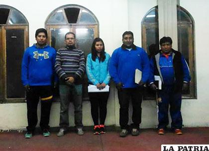 Nuevos dirigentes de la Liga Provincial de Básquetbol Oruro