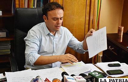 Gerente de la CNS, Juan Alfredo Jordán /APG