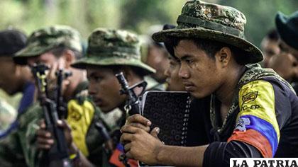 Niños combatientes de las FARC