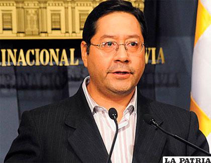 Ministro Luis Arce /larazon.com