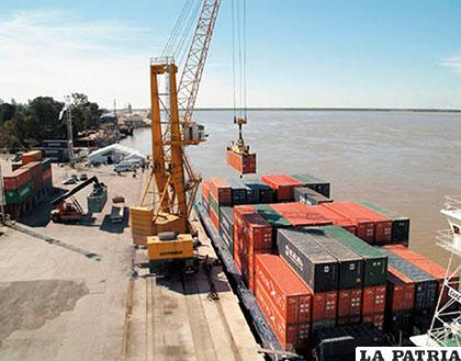 Puerto que podría servir para las cargas bolivianas /despachantesargentinos