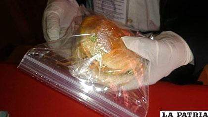 El sándwich de chorizo fue llevado a laboratorios del Sedes