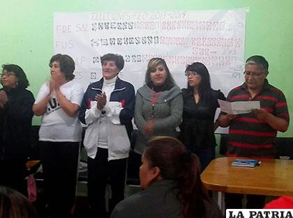 Nuevos dirigentes de la Federación de Trabajadores en Salud, ganaron con 273 votos