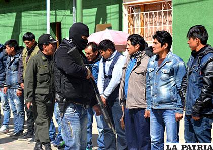 Varios de ellos llegaron para delinquir en Oruro durante estos carnavales