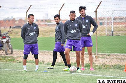Yecerotte, Prado, Reinoso y Alonso, jugadores de San José