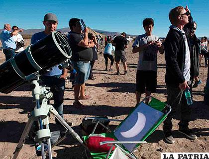 Astrónomos siguieron segundo a segundo el fenómeno natural
