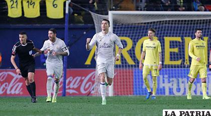 Villarreal no pudo mantener su ventaja, Cristiano Ronaldo anotó el segundo del Real Madrid