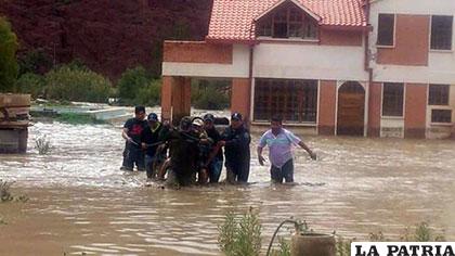 Las tareas de rescate continúan /Tupiza Bolivia