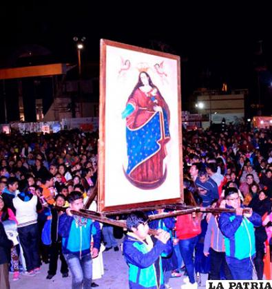Imagen de la Virgen del Socavón de principios del Siglo XIX /HISTORIAS DE ORURO